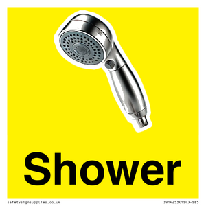 Shower Dementia Friendly Yellow 
